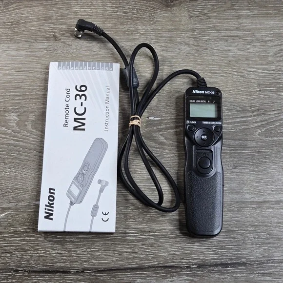 Nikon MC-36 Multi-Function Remote Cord Shutter Release Black Tested