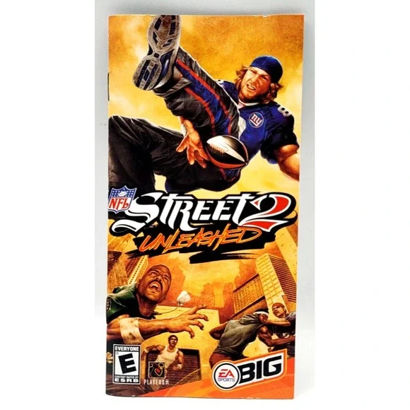 NFL Street 2: Unleashed (PSP PlayStation Portable) MANUAL ONLY‎ **NO GAME**