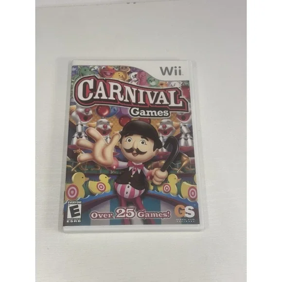 Carnival Games Nintendo Wii Complete CIB With Manual