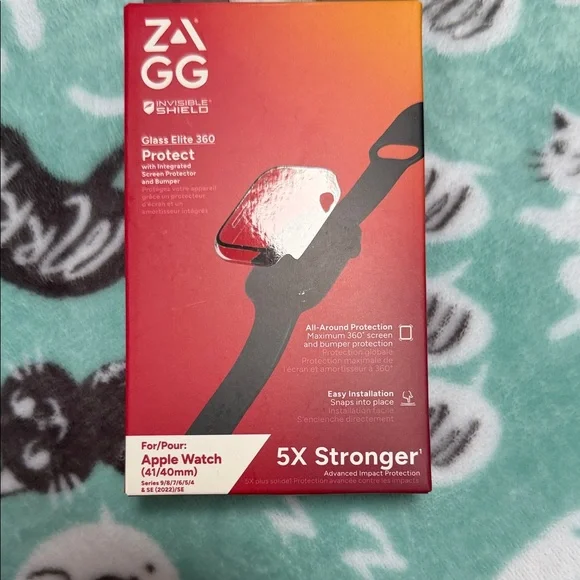 ZAGG InvisibleShield Glass Elite 360 for Apple Watch - Black