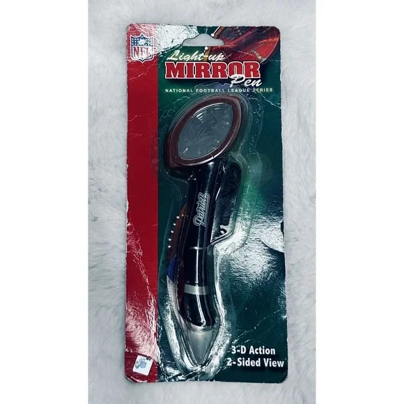 Light-up Mirror Pen New England Patriots NEW SC Sports Light‎ Works.
