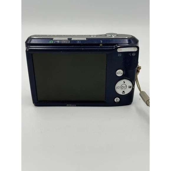 Nikon COOLPIX L18 Blue Digital Camera 8MP Point & Shoot Lens Error Parts Repair