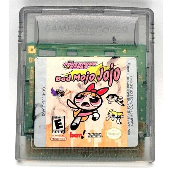 Powerpuff Girls Bad Mojo Jojo (Nintendo Game Boy Color GBC) Original Game