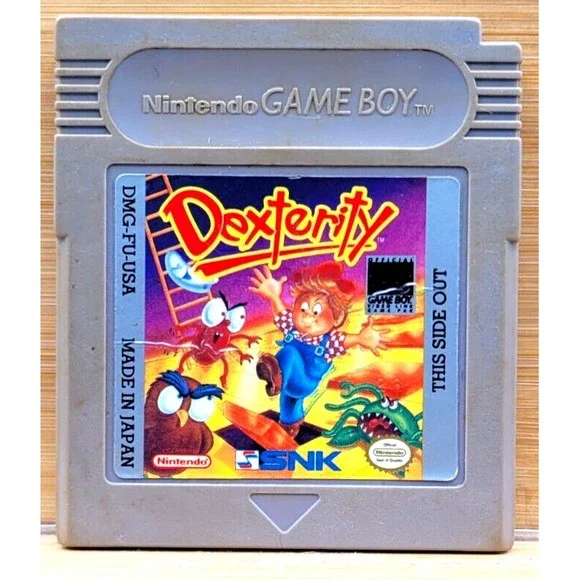 Dexterity (Nintendo Game Boy, 1990) Authentic Cart Only‎ TESTED WORKS
