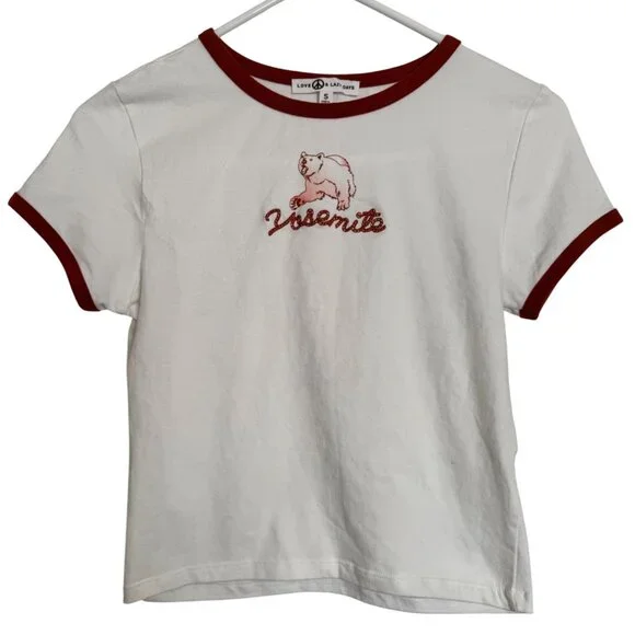 Love & Lazy Days Yosemite Kids Small Short Sleeve Tee Shirt NWOT Childrens