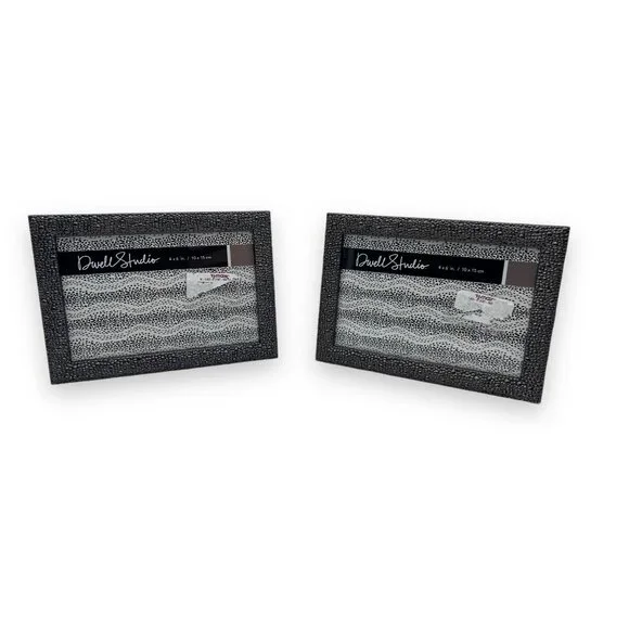 DwellStudio Black Pebble Texture 4x6