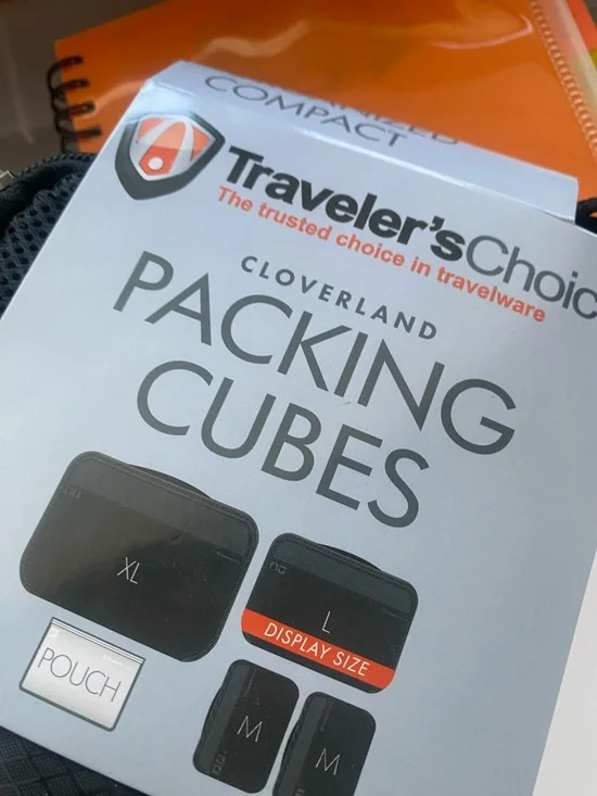 Cloverland Black Packing Cubes by Traveler's Choice - 4-Piece Set