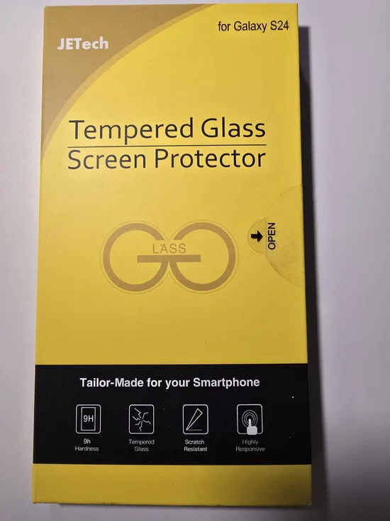 Tempered Glass Screen Protector for Galaxy S24 NEW IN BOX.