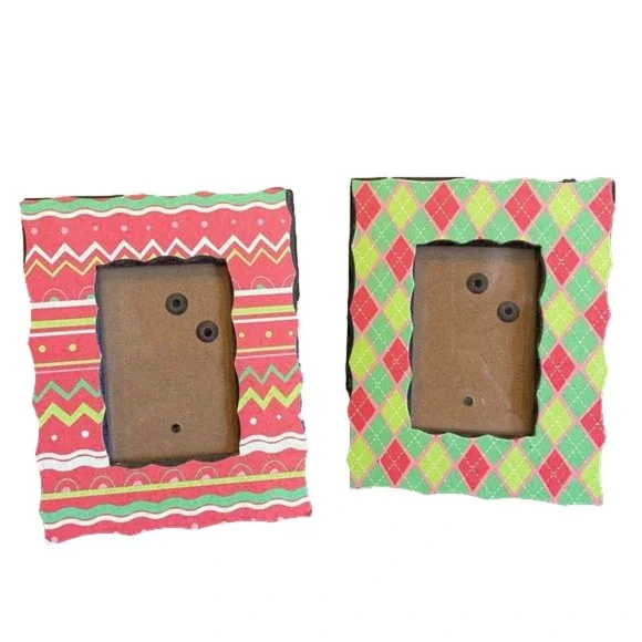 Christmas Frames Set of 2 Frame Ornaments