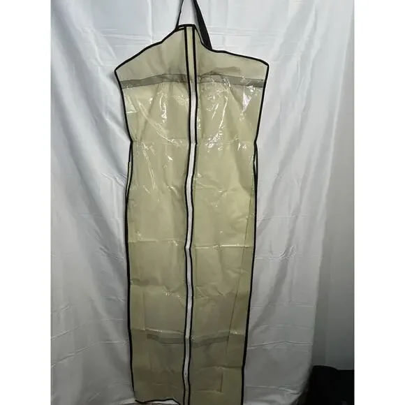 Garment Bag Suit Dress Cover Protector Storage Closet Organizer Beige