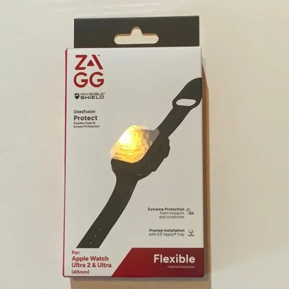 InvisibleShield Screen Protector for Apple Watch Ultra 2 & Ultra (45mm) - Black