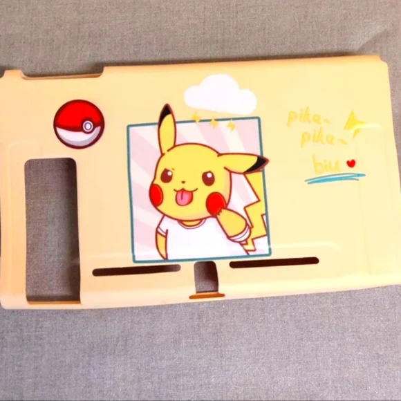 Kawaii Pikachu Switch Cover Case Joycons Anime