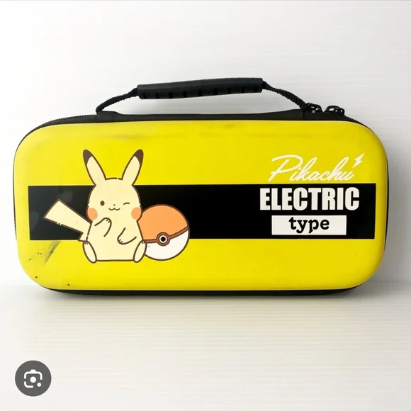 Pikachu Yellow Handheld Console Case