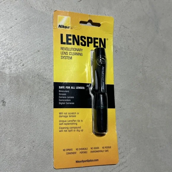NEW Nikon 7072 Lens Pen Cleaning System Scopes Cameras Binoculars Black