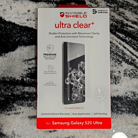 Zagg Invisible Shield S20 Ultra Screen Protector