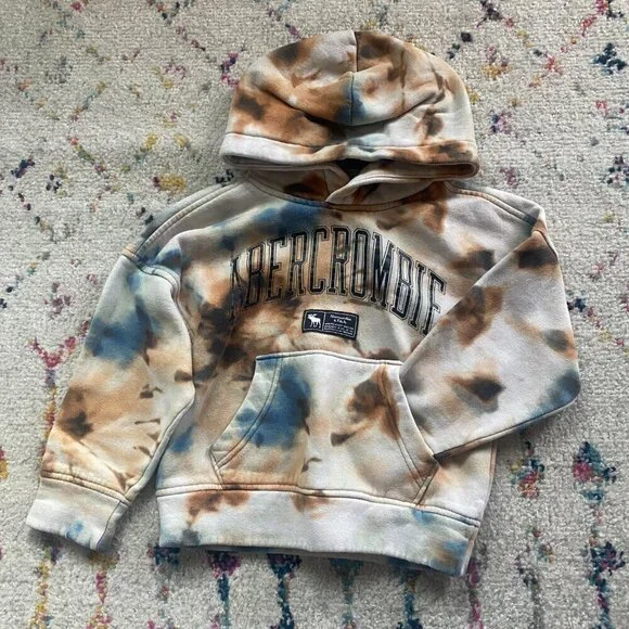 Abercombie Fitch Hoodie Kids 5/6 Tie Dye Outdoors