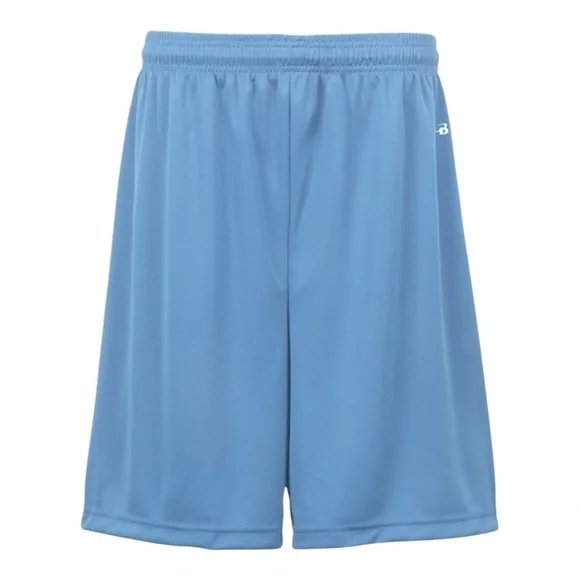 Badger Sport B-Core 9 Inch Performance Short Columbia Blue NWOT