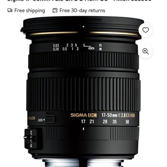 COPY - Nikon sigma camera lens