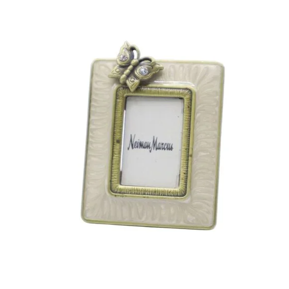 Jay Strongwater Neiman Marcus Mini Photo Frame Present‎ Collectible Clip On Gift
