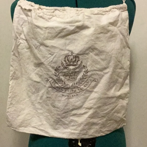 100% Cotton Bag Ralph Lauren drawstring