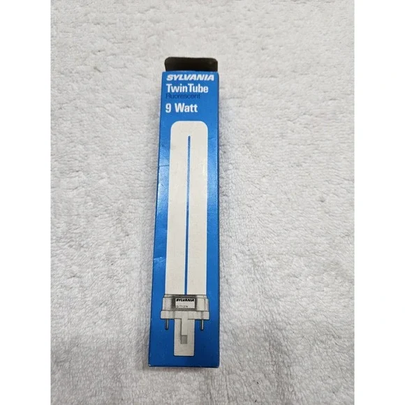 Sylvania 20401 Fluorescent Twin Tube 9 Watt Bulbs F9TT/27k New In Box