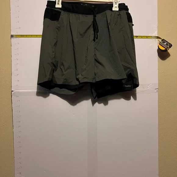 POLARTEC cordura running shorts 2 in 1