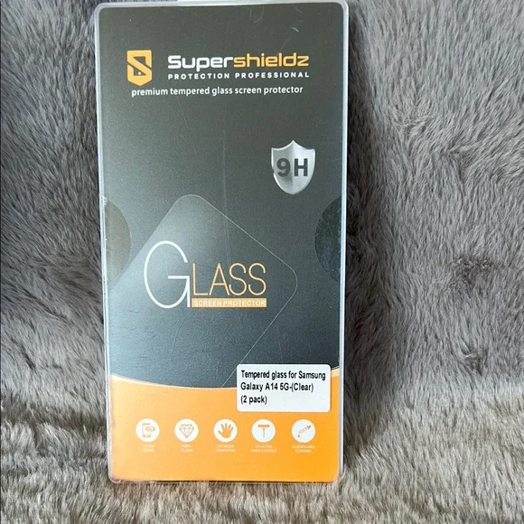 Supershieldz Tempered Glass Screen Protector for Samsung Galaxy A14 2-pack
