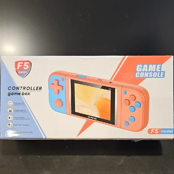 F5 Games Handheld Console - Blue and Orange