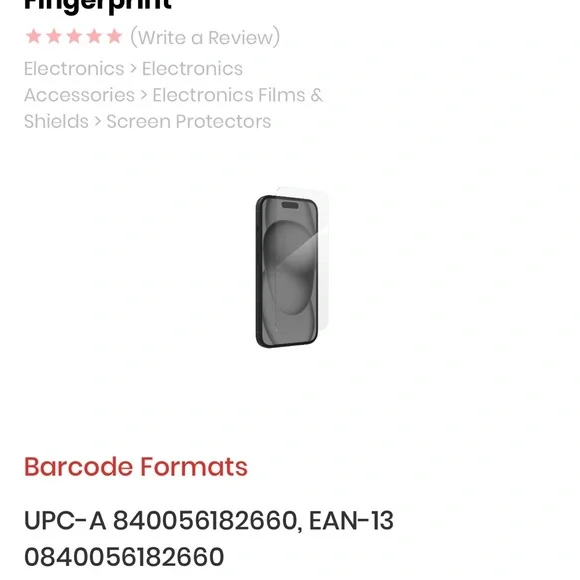 IFrogz Apple iPhone 15 Glass Shield Screen Protector: Scratch-Resistant,