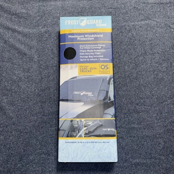 Frost Guard Xtend OS One Size Winter Windshield Cover Fits Most Cars SUVs Trucks
