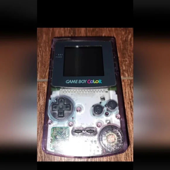 Nintendo Game Boy Color Handheld Console CGB-001 - Atomic Purple Super Mario Bro