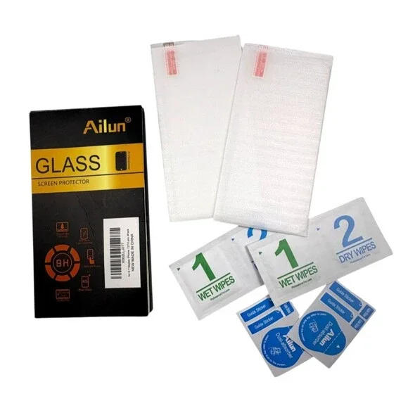 Ailun Glass Screen Protector~ 4 Pack~IPhone 12/12Pro~Open Box 6.1 inch