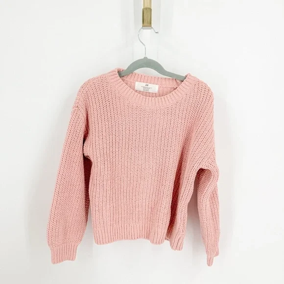 H&M Kids Pink Knit Sweater