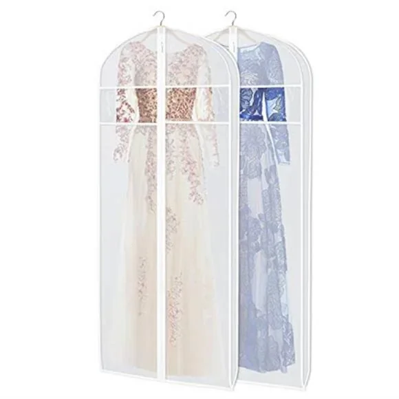 72 Inch Garment Bag Long Dress Cover Storage Wedding Gown Evening Dress Bag