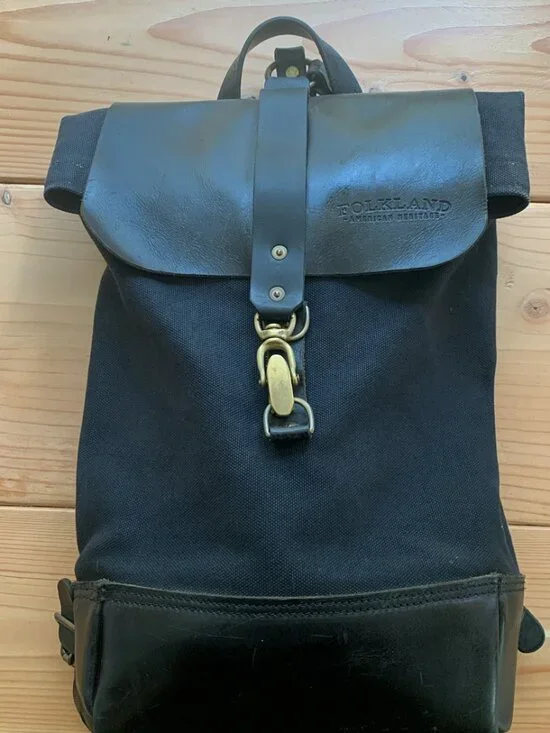 Roll top backpack