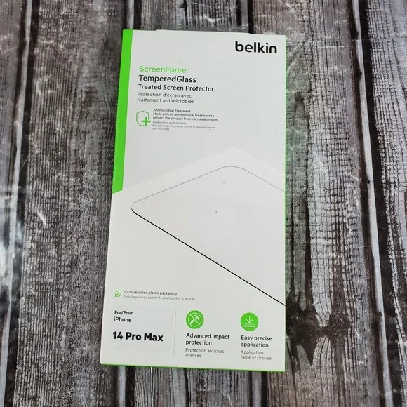 Belkin ScreenForce Treated Tempered Glass Screen Protector For iPhone 14 Pro Max