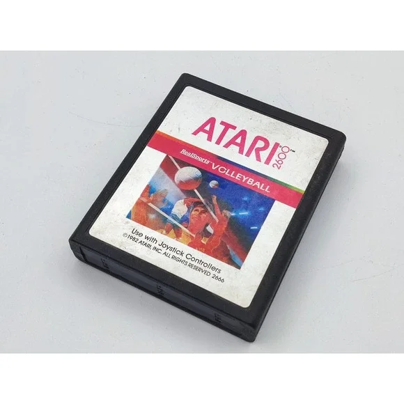 RealSports Volleyball (Atari 2600, 1982) Cart Only
