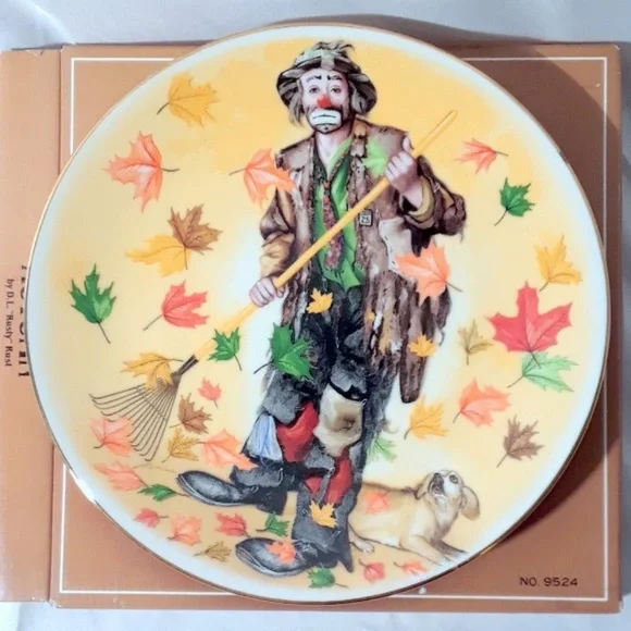 Emmett Kelly Jr. Clown Collectible Plate 