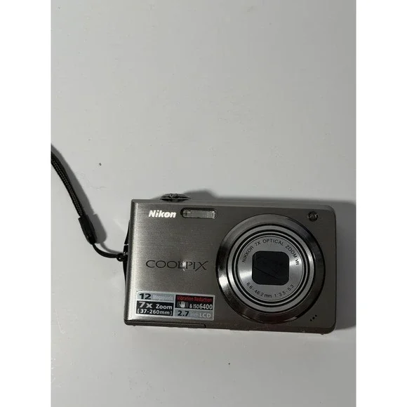 Nikon Coolpix S630 digital camera in titanium silver