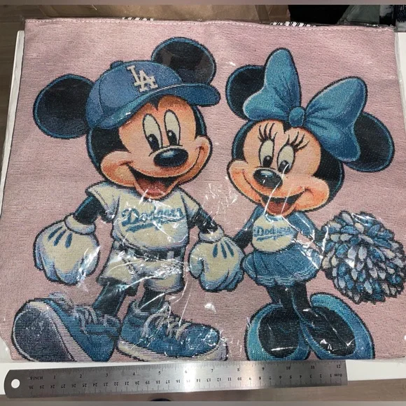 Mickey & Minnie Dodgers tote bag