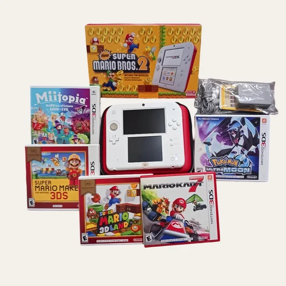 Nintendo 2DS Console (Scarlet Red)
