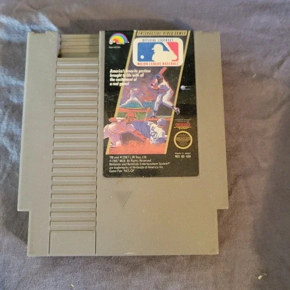 Major League Baseball Nintendo NES Tested Cartridge Only