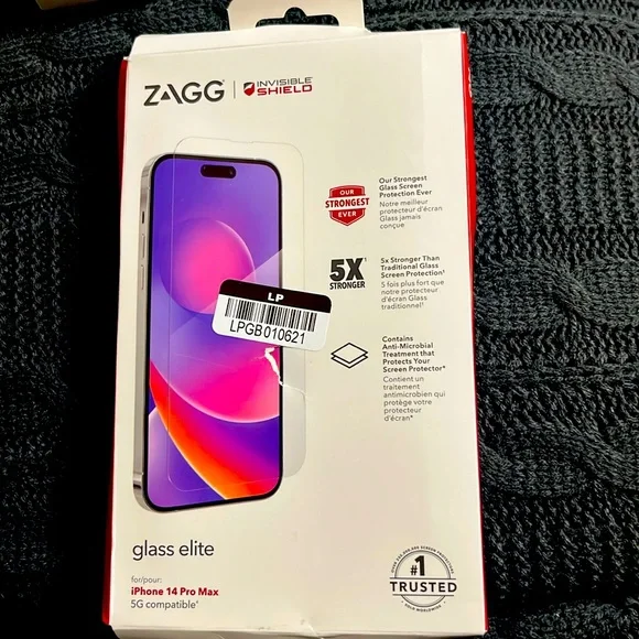 NIB NWT Zagg Invisible Shield glass elite protector iPhone 14 ProMax