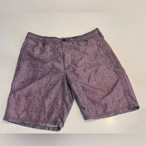 Men’s Hurley‎ plaid walk shorts size 31