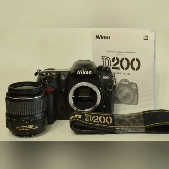 Nikon D200 Black Digital Camera Professional Quality