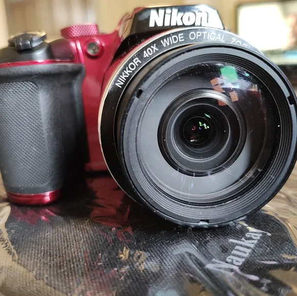 Nikon Vibrant Red Digital Camera with 40x Wide Optical Zoom
