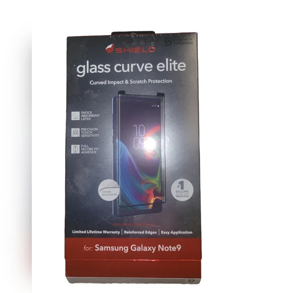 ZAGG InvisibleShield Glass Curve-Screen Protector Made for Samsung Galaxy S9+