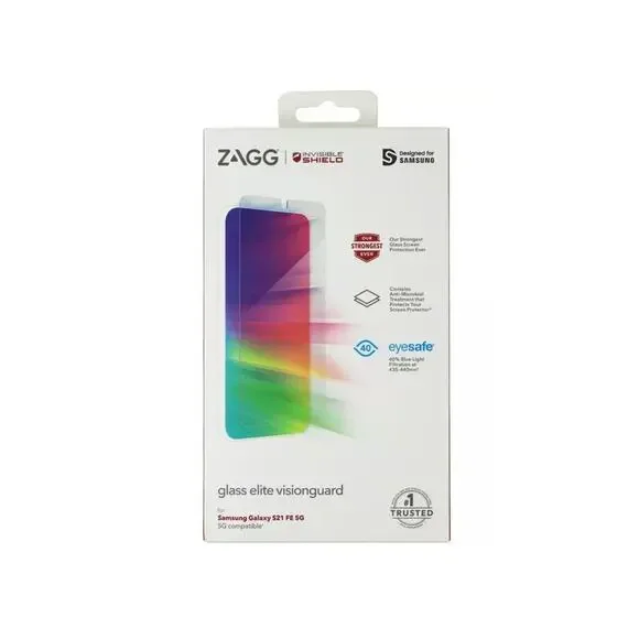 ZAGG InvisibleShield Glass Elite Visionguard Screen for Samsung Galaxy S21 FE 5G