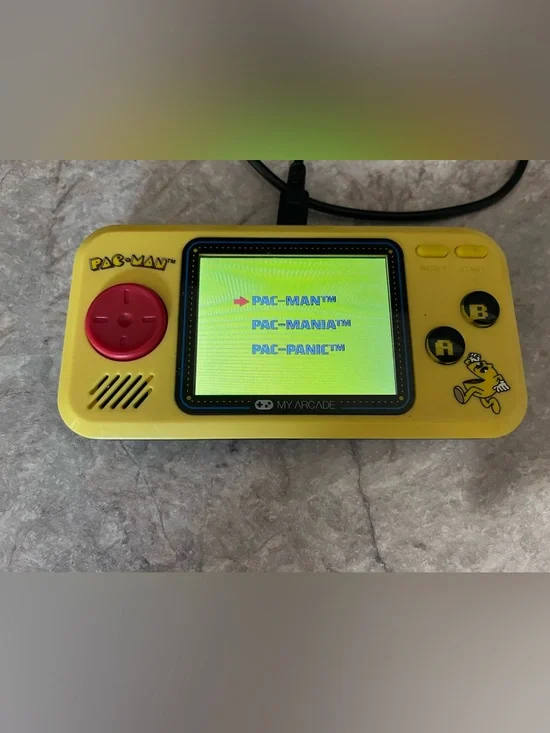 My Arcade Pac-Man Yellow Portable Handheld Game Console