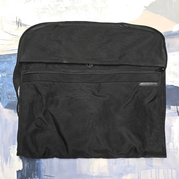 BRIGGS & RILEY 389-4 Travelware Baseline Hanging Garment Cover Bag Black Gray